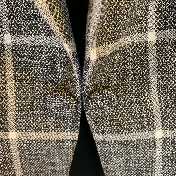 White House Black Market Tailored Plaid Lined Blazer Sz 2 - Picture 3 of 7